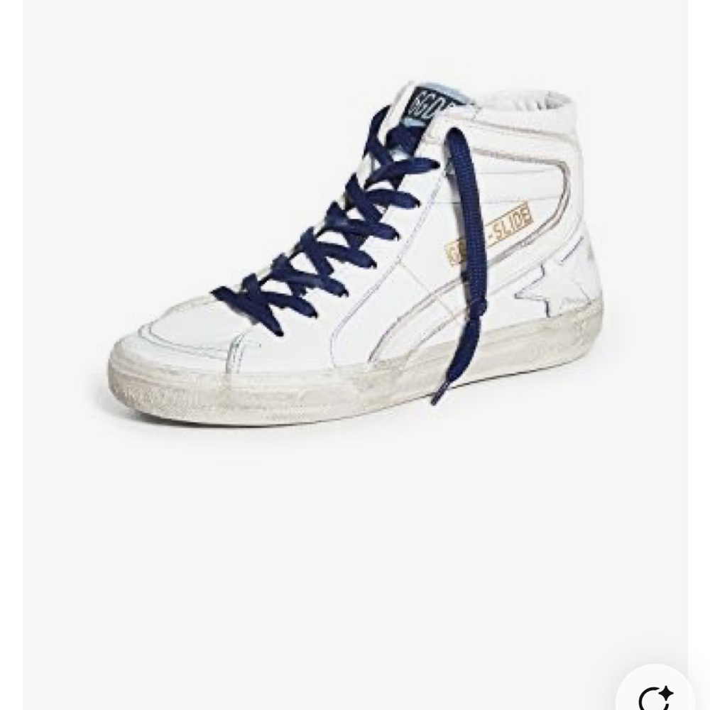 Golden Goose White High-Top Sneakers
